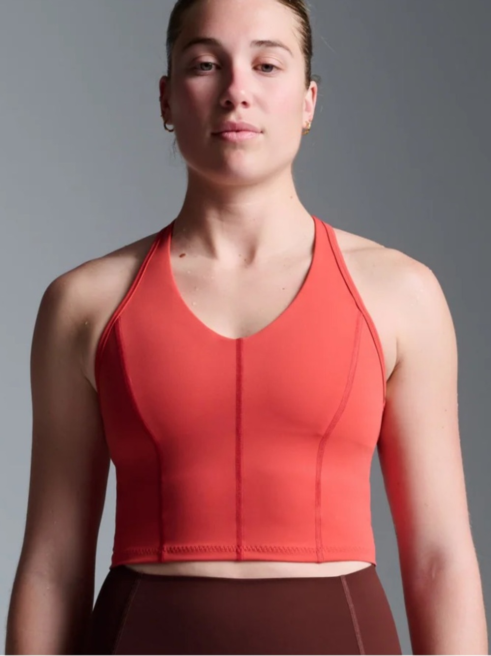 Women’s LNDR Femme Fatale Longline Bra Retro Red Small